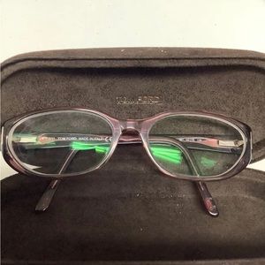 Tom Ford TF5132 Eyeglasses Frames Cat Eye Full Rim Purple